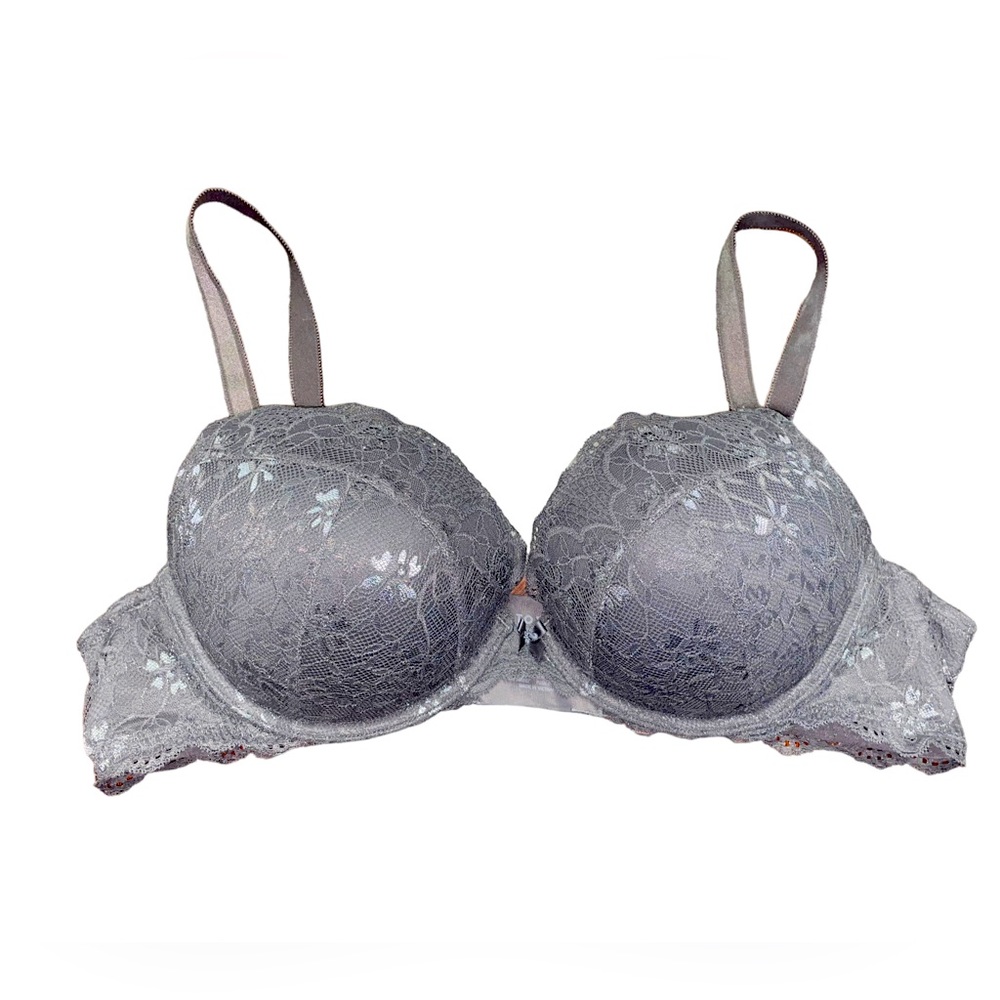Gray Torrid Lace Plunge Bra Size 42B